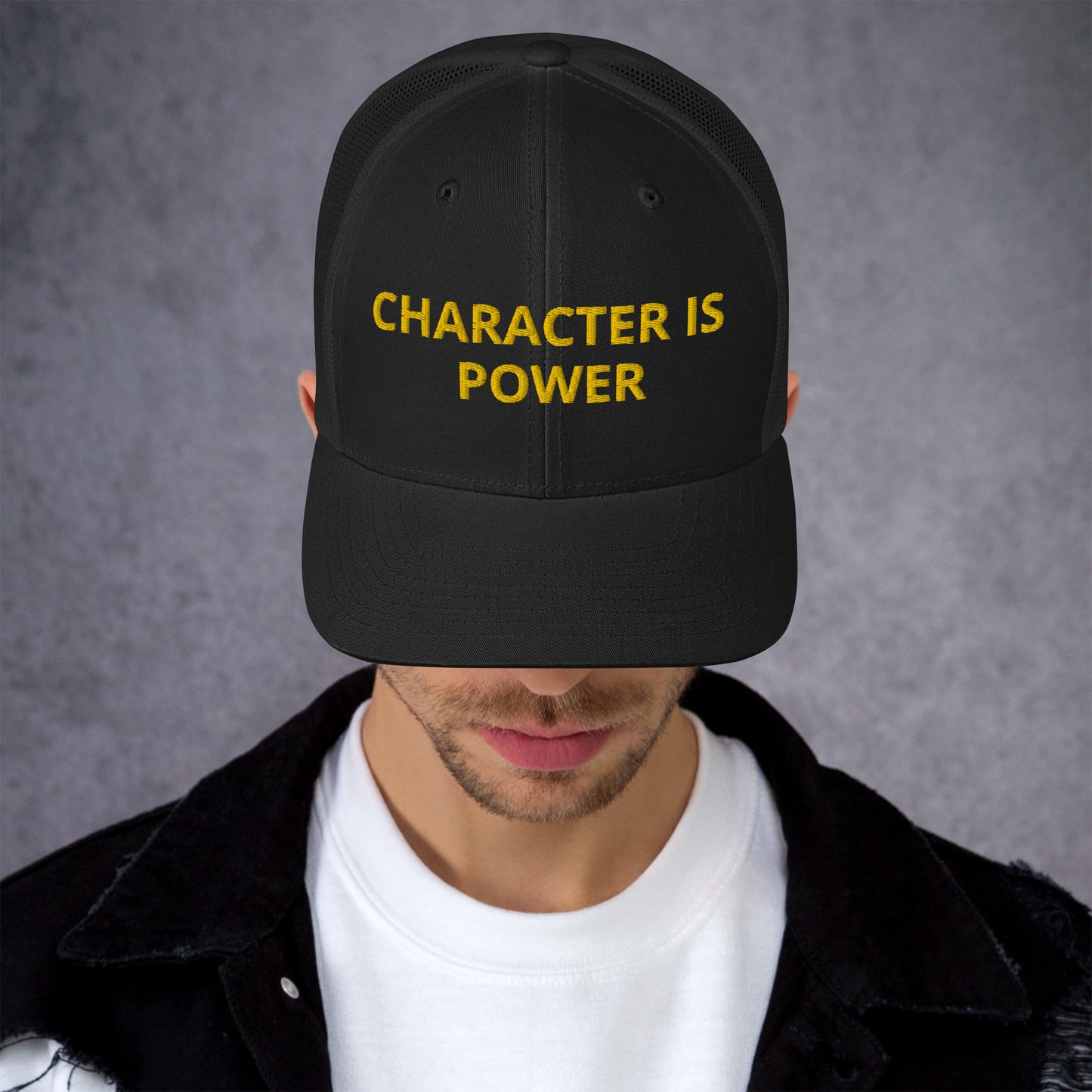 Trucker Cap “Character Is Power“