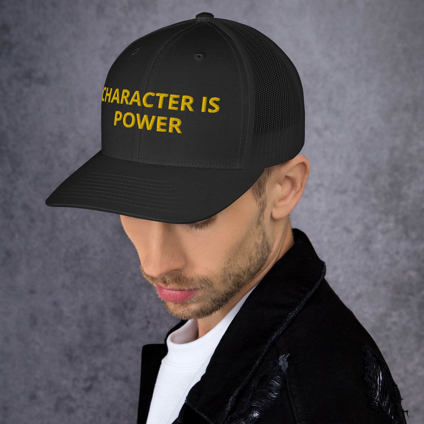 Trucker Cap “Character Is Power“