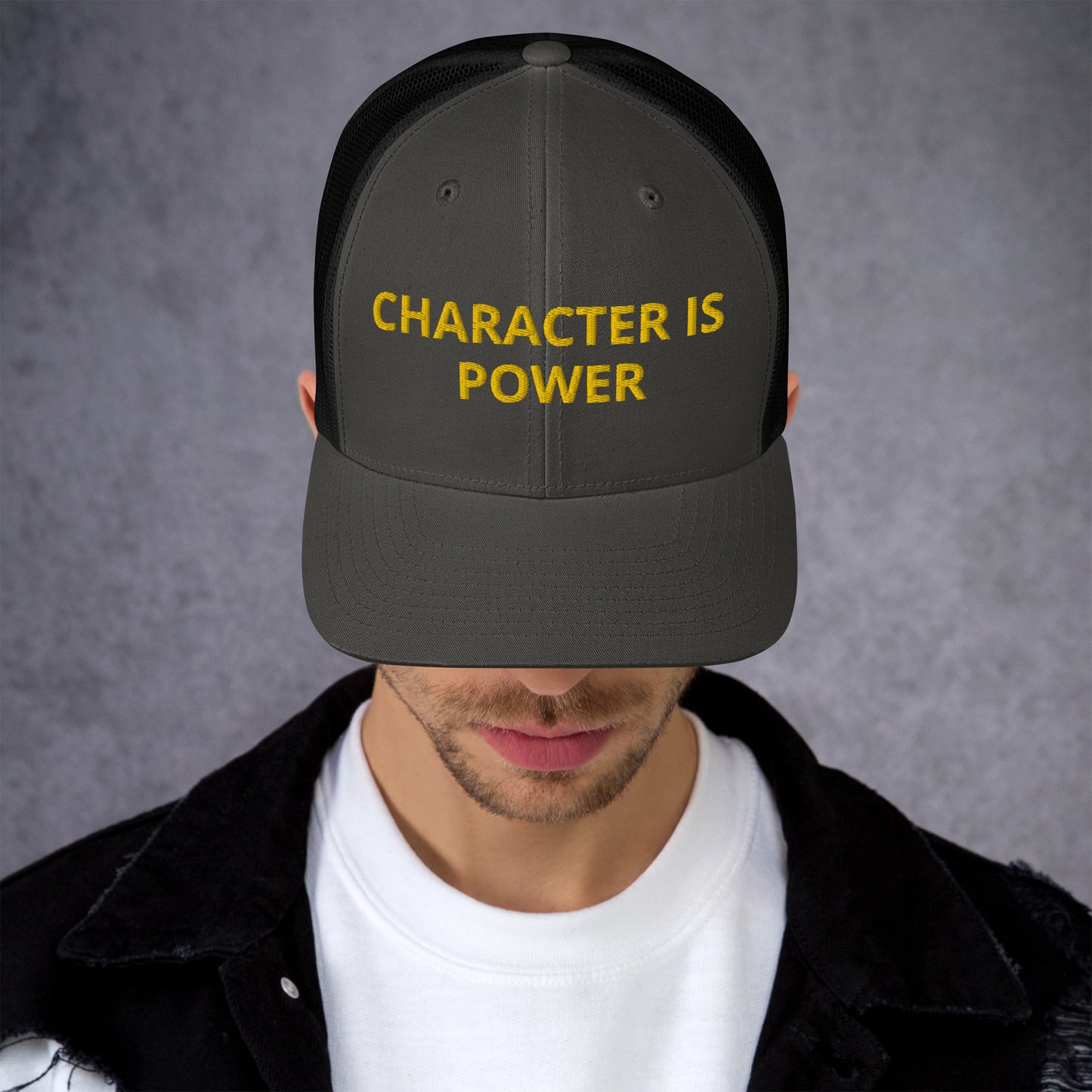 Trucker Cap “Character Is Power“