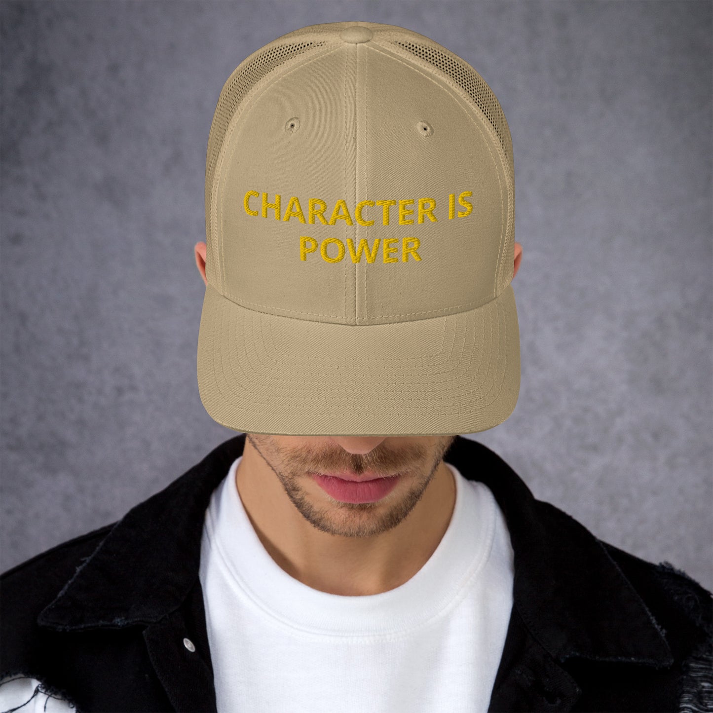 Trucker Cap “Character Is Power“