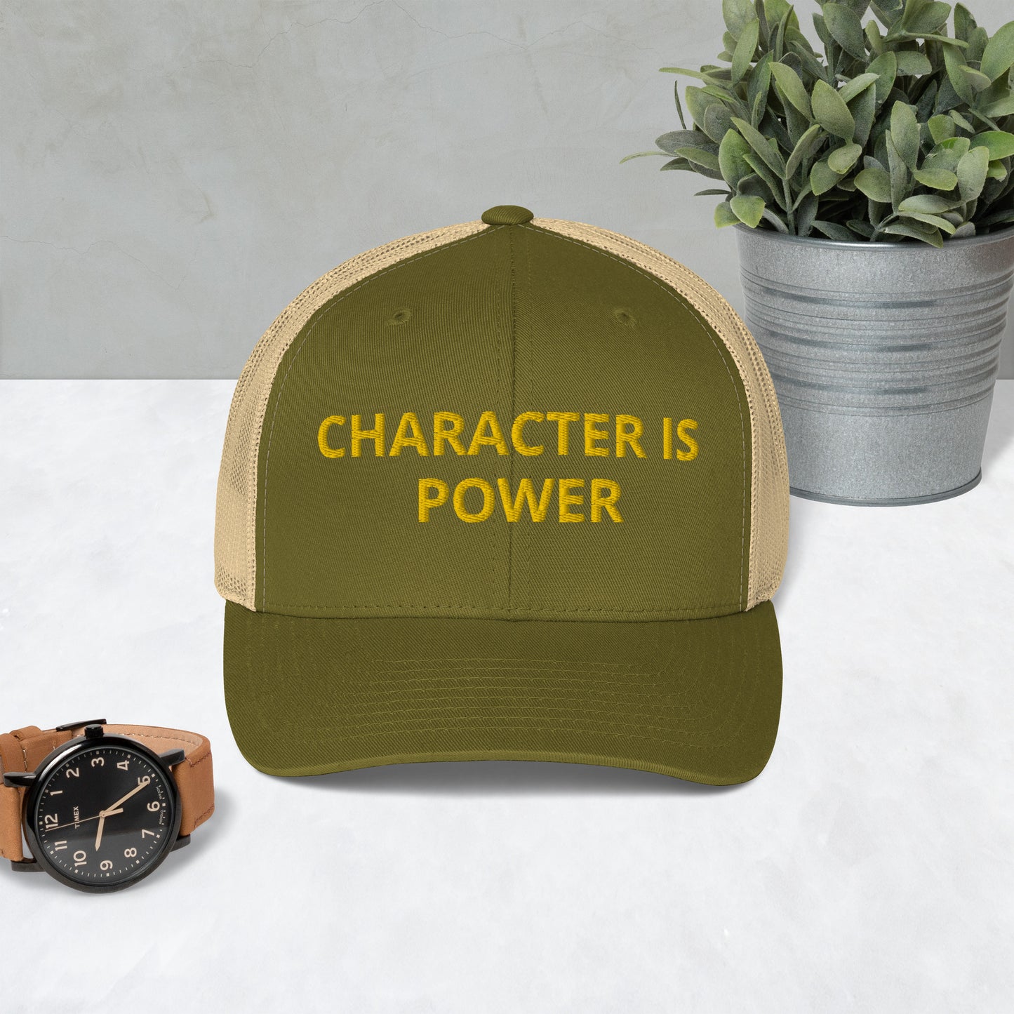 Trucker Cap “Character Is Power“