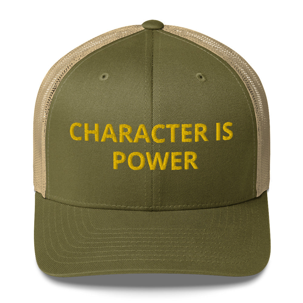 Trucker Cap “Character Is Power“