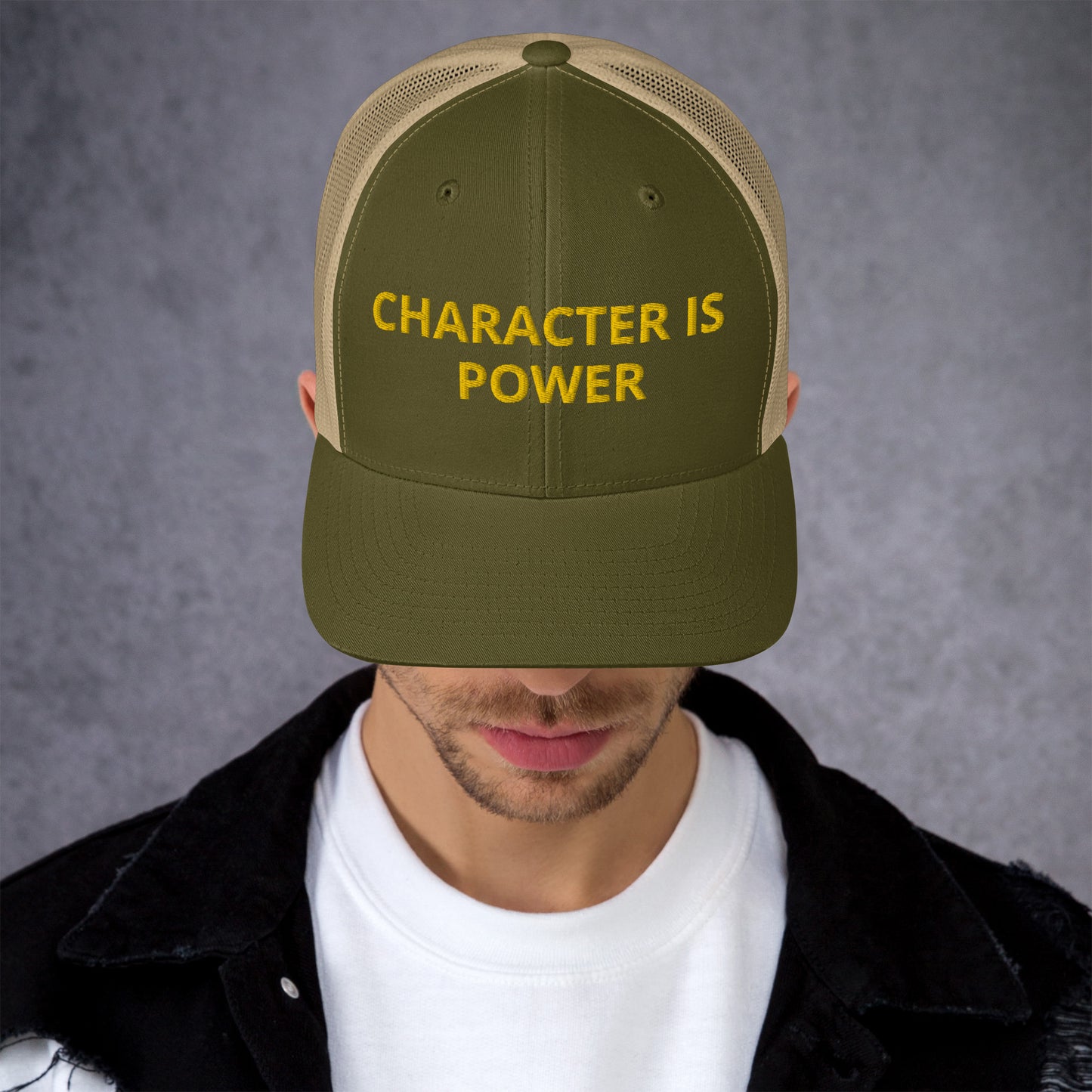 Trucker Cap “Character Is Power“