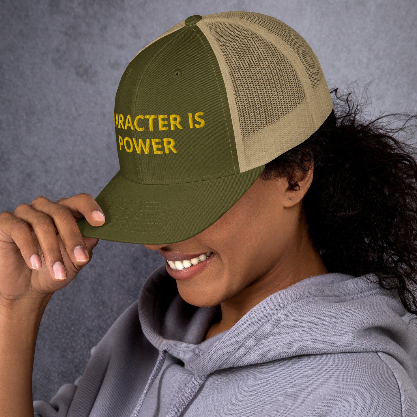 Trucker Cap “Character Is Power“