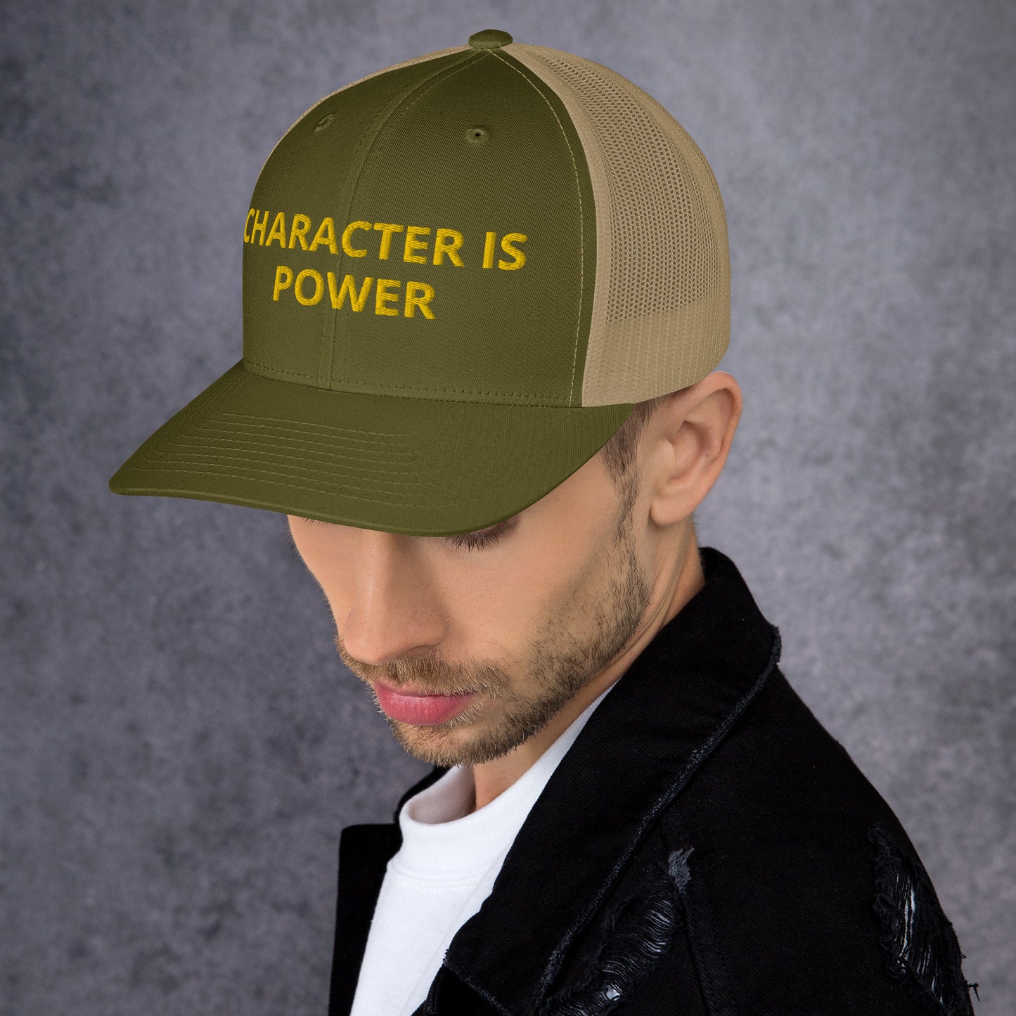 Trucker Cap “Character Is Power“