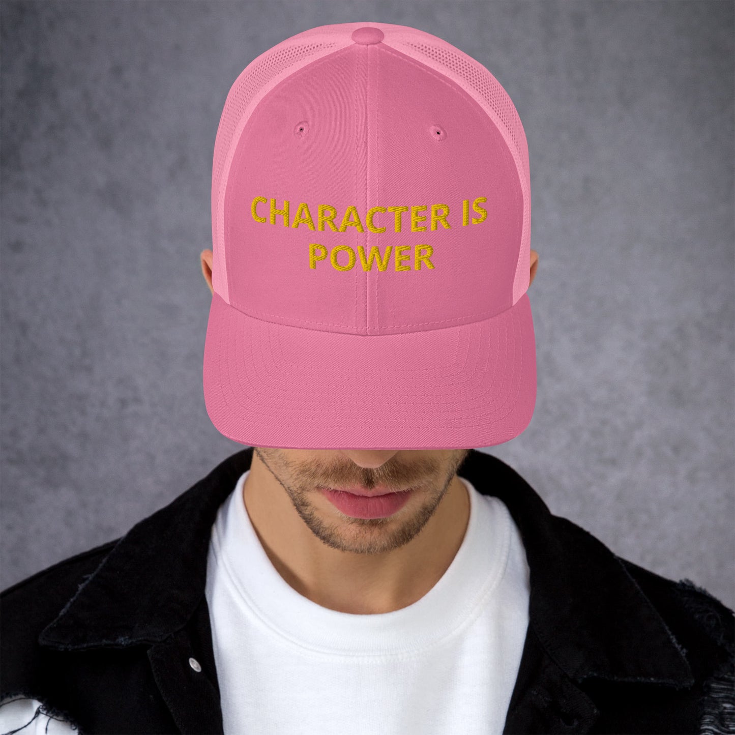 Trucker Cap “Character Is Power“