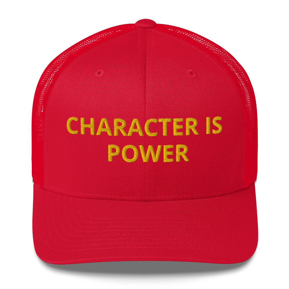 Trucker Cap “Character Is Power“