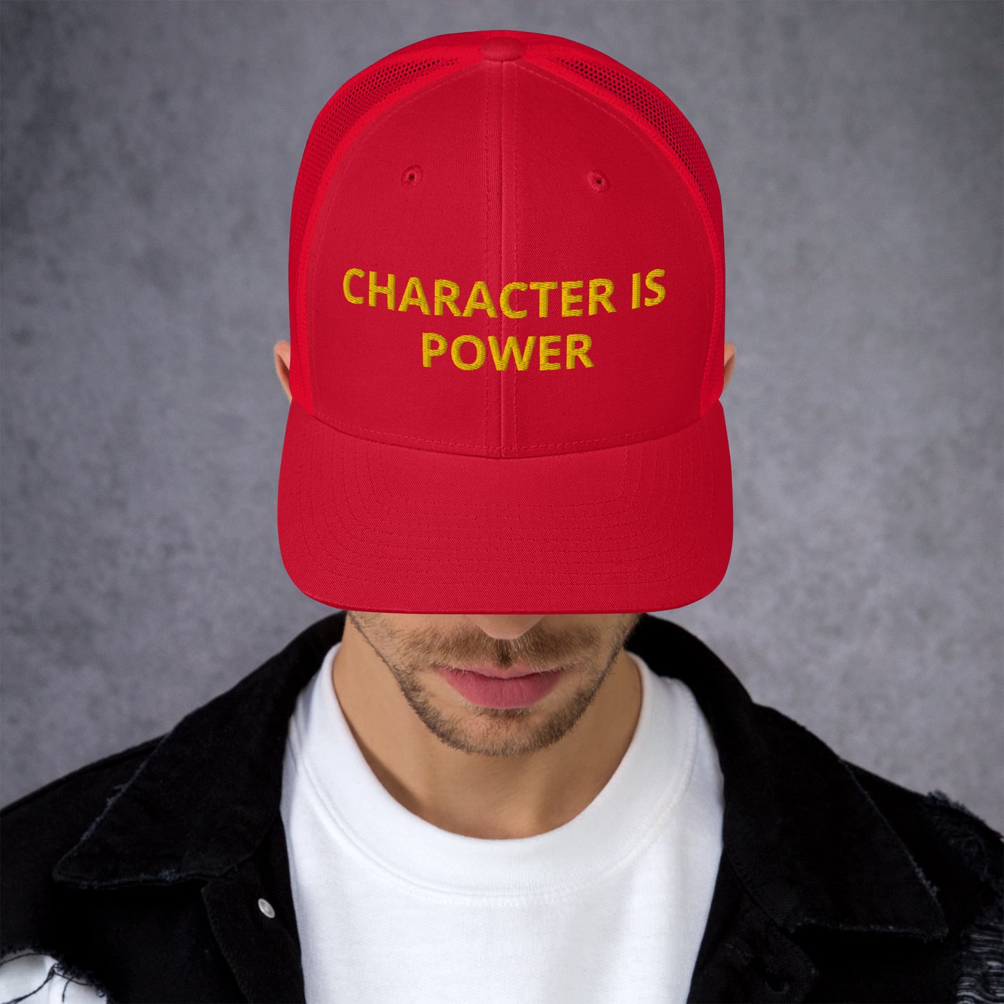 Trucker Cap “Character Is Power“