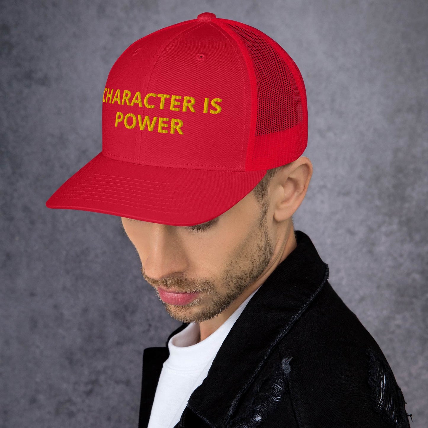 Trucker Cap “Character Is Power“