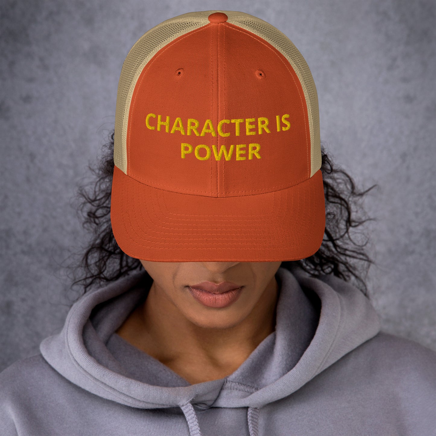 Trucker Cap “Character Is Power“