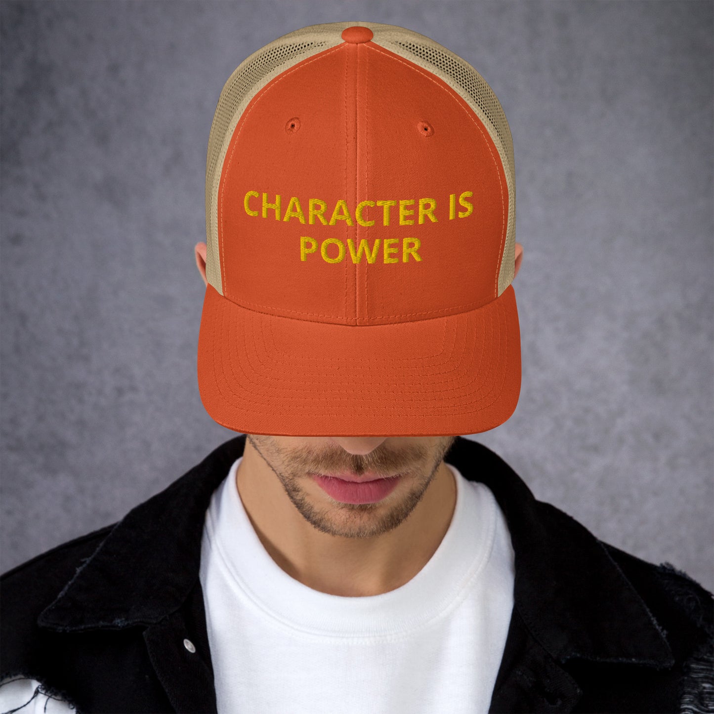 Trucker Cap “Character Is Power“