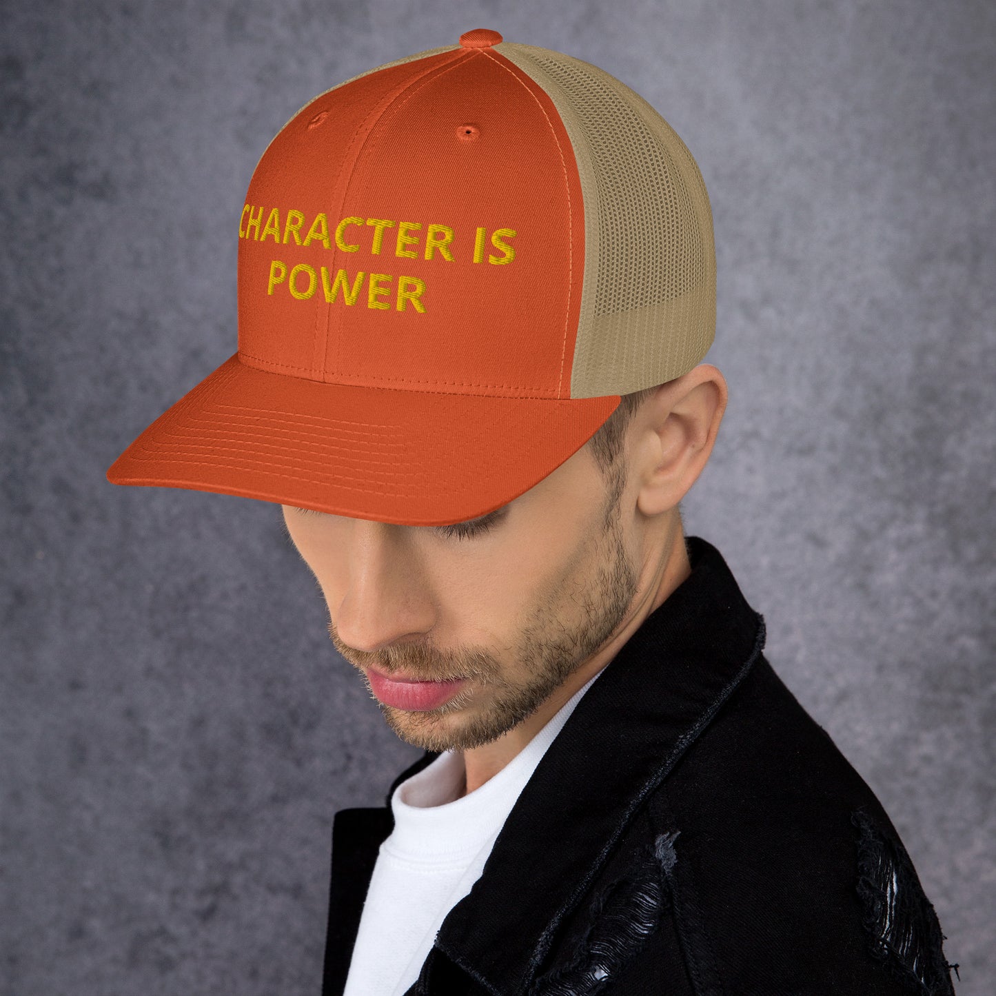 Trucker Cap “Character Is Power“