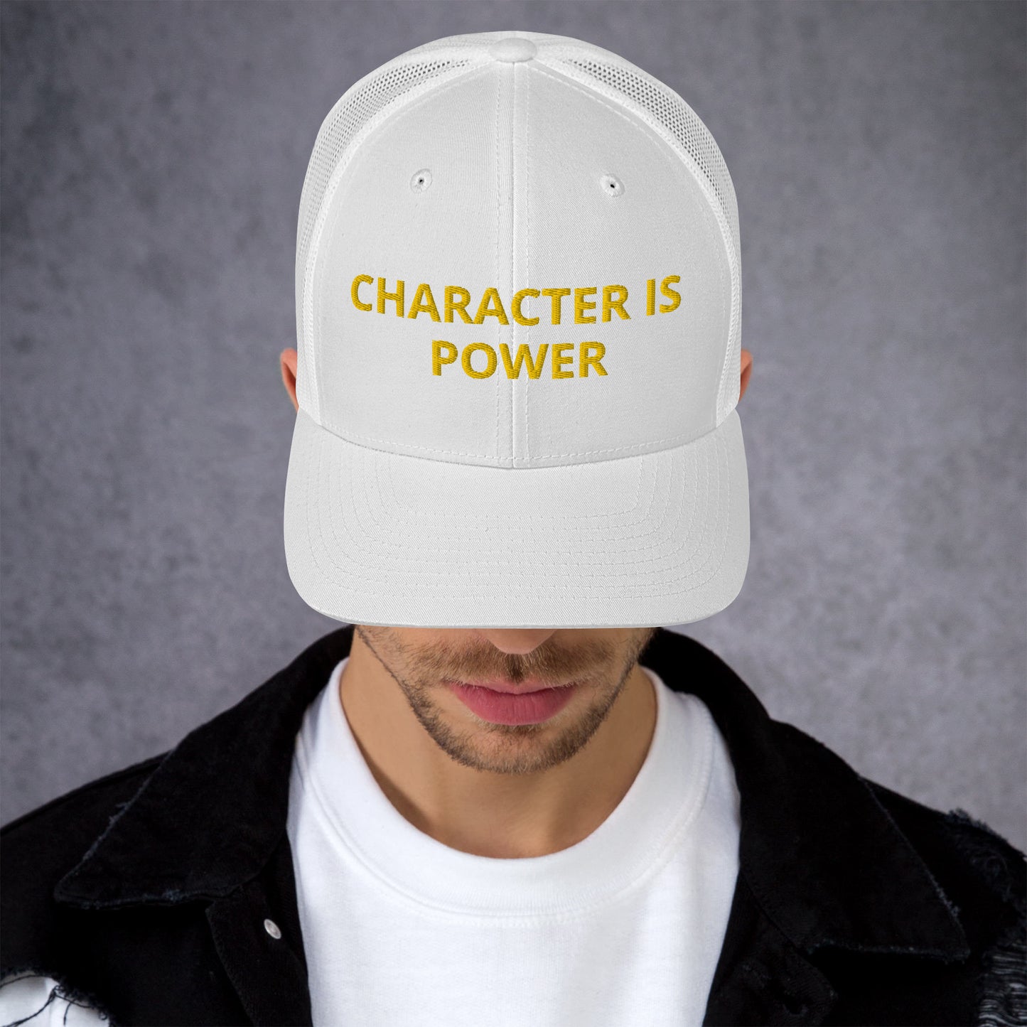 Trucker Cap “Character Is Power“