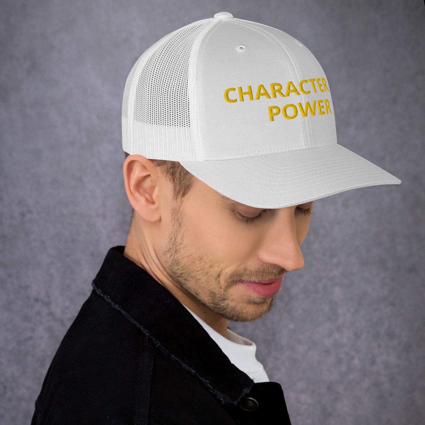 Trucker Cap “Character Is Power“