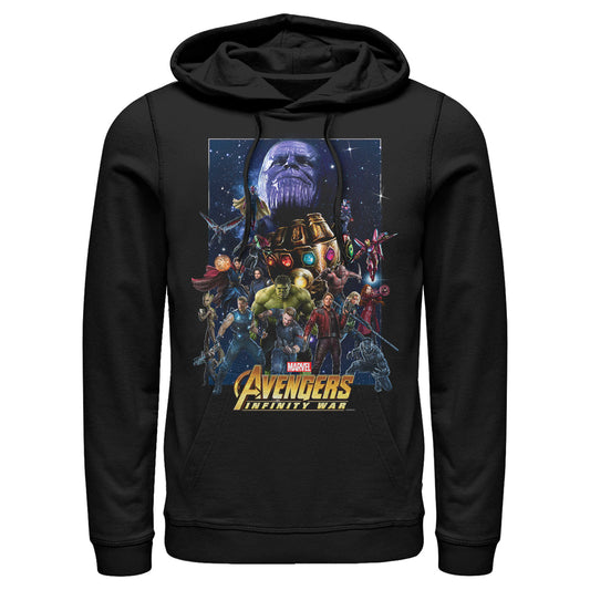 Men's Marvel Overload Poster Lightweight Hoodie